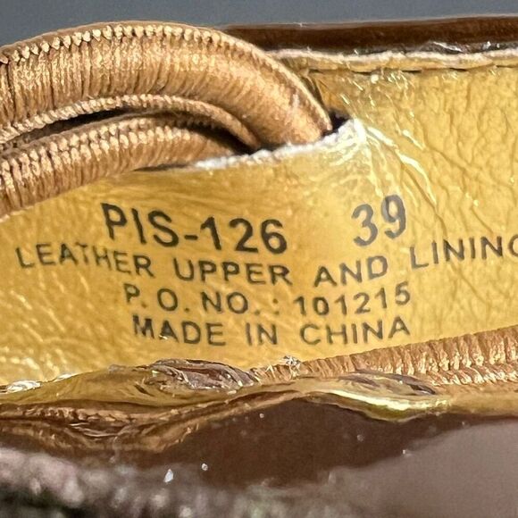 Womens ALEGRIA Pisa Bronze Patent Leather Embellished Sandals / Size 9 - EU 39 - Picture 8 of 8